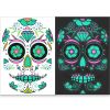 4 Sheets Halloween Temporary Tattoos Glow In Dark, Waterproof Tattoo Stickers - Q1