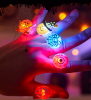 50 Pcs Halloween LED Glow Ring - Colour