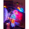 50 Pcs Halloween LED Glow Ring - Colour