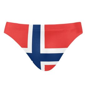 Men's Swimming Trunks Briefs, Swimwear Elastic Beach Shorts Boxers Underwear - Color 1 - S