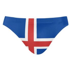 Men's Swimming Trunks Briefs, Swimwear Elastic Beach Shorts Boxers Underwear - Color 2 - M