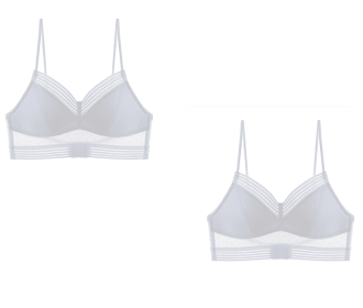 Backless Bra Invisible Bralette Thin Lace Wedding Bras Low Back Underwear Push Up Brassiere Women Seamless Lingerie Sexy BH Top - XL - White and White