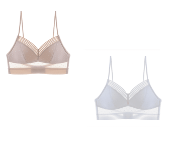 Backless Bra Invisible Bralette Thin Lace Wedding Bras Low Back Underwear Push Up Brassiere Women Seamless Lingerie Sexy BH Top - 2XL - White and Skin