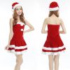Role play Halloween fun Christmas sexy uniform bunny girl fun underwear $x42 dance costumes - Red - One Size