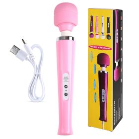 Huge Magic Wand Vibrators for Women Erotic Toys Big AV Stick Female G Spot Massager Clitoris Stimulator Adult Sex Toys for Woman - Pink