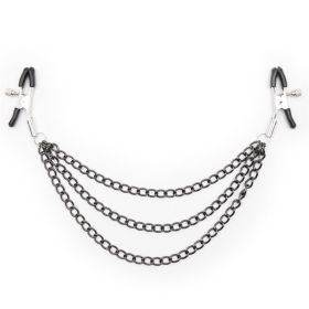 Metal Nipple Clamp with Metal Chain for Women Fetish to Breast Labia Clip Stimulation Massager Bdsm Bondage Sex Products - 5