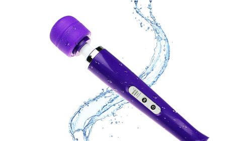 20 Freq Powerful G-spot Clitoral Stimulator AV Wand Vibrator AV Sex Toys - Purple