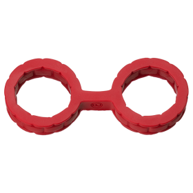 Japanese Bondage Silicone Cuffs Small Red - TCN-DJ2102-01