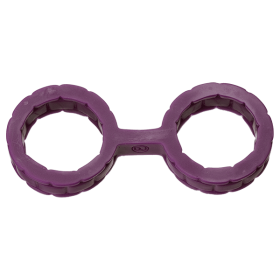 Japanese Bondage Silicone Cuffs Small Purple - TCN-DJ2102-02