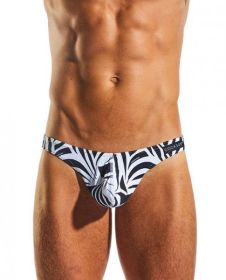 Cocksox Enhancing Pouch Thong Zebra Medium - TCN-CX05WD-ZB-M0
