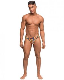 Pride Fest Contoured Pouch Bong Thong Rainbow L/XL - TCN-MP442240-RBW-LX