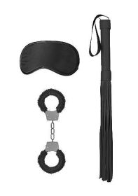 Ouch Introductory Bondage Kit #1 Black - SHTOU364BLK
