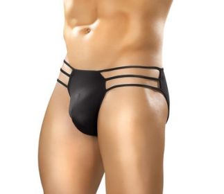 Cage Brief Black S/M - MPPAK827BKSM