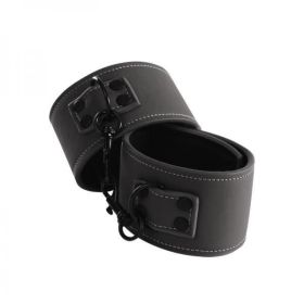 Renegade Bondage Wrist Cuffs Black - NSN119313