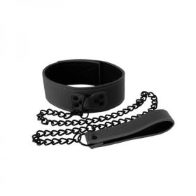 Renegade Bondage Collar Black O/S - NSN119213