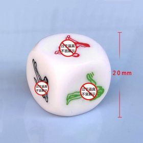 Glow In Dark Erotic Love Dice Toys Adult Couple Lovers Party Fun Games Aid Sex Toy Valentines Day Gift for Boyfriend Girlfriend - 1PC 1