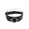 Harajuku Chocker Sexy Heart Lock Key Rivets Black Goth Punk Chokers Gothic Choker Necklace for Women Hip Hop Bondage Cosplay - cn0408a1