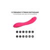 12 Freq G spot Vibrator Insertable Dildos Vibrator Clitoral Stimulator Sex Toys - Purple