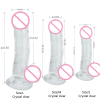 Skin Feeling Realistic Dildo Soft Material Huge Big Penis with Suction Cup Sex Toys for Woman Strapon Female Masturbation - S