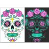 4 Sheets Halloween Temporary Tattoos Glow In Dark, Waterproof Tattoo Stickers - Q1