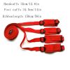 1 Set Of BDSMS Bed Restraints Kit; Wrist Leg Restraint System Hand & Ankle Cuff Bed Restraints Sex Bondage Position Support Sling Sex Play - Red - A