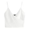 Summer New Sexy Low-cut Underwear Exposed Navel V-neck Camisole Top - Black - S