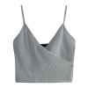 Summer New Sexy Low-cut Underwear Exposed Navel V-neck Camisole Top - Black - M