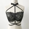 Fashion sexy lace underwear tops Europe and America wild bra women - Black - L