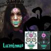 4 Sheets Halloween Temporary Tattoos Glow In Dark, Waterproof Tattoo Stickers - 4PCS