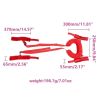 1 Set; BDSM Bed Restraints Kit; Wrist Leg Restraint System; Hand & Ankle Cuffs Bed Restraints Sex Bondage; Position Support Sling; Adjustable - Pink