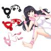 1 Set; BDSM Bed Restraints Kit; Wrist Leg Restraint System; Hand & Ankle Cuffs Bed Restraints Sex Bondage; Position Support Sling; Adjustable - Pink