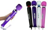 20 Freq Powerful G-spot Clitoral Stimulator AV Wand Vibrator AV Sex Toys - Purple
