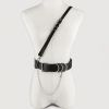 Fashion Trend Women Gothic PU Leather Harness Belts Body Bondage Waist Straps Punk Rock Stylish Accessories Lady Party Belt Gift - Black