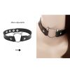 Harajuku Chocker Sexy Heart Lock Key Rivets Black Goth Punk Chokers Gothic Choker Necklace for Women Hip Hop Bondage Cosplay - Cat Head