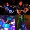 Disco Dance Whip Party 360¬∞ Swivel LED Fiber Optic Whip Rechargeable Fiber Dancing Whips Glowing Light Sparkle Flow Toys Music - CN - red