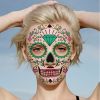 4 Sheets Halloween Temporary Tattoos Glow In Dark, Waterproof Tattoo Stickers - Q4