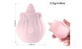 Strong 10 Speeds Vibration Clitoral Sucking Vibrator Oral Sex Toy - Pink